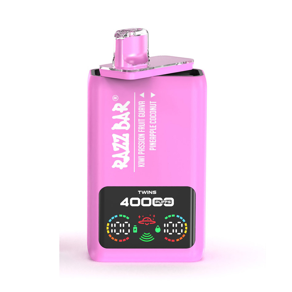 Razz Bar 40K - Kiwi Passion Fruit Guava ½ Pineapple Coconut