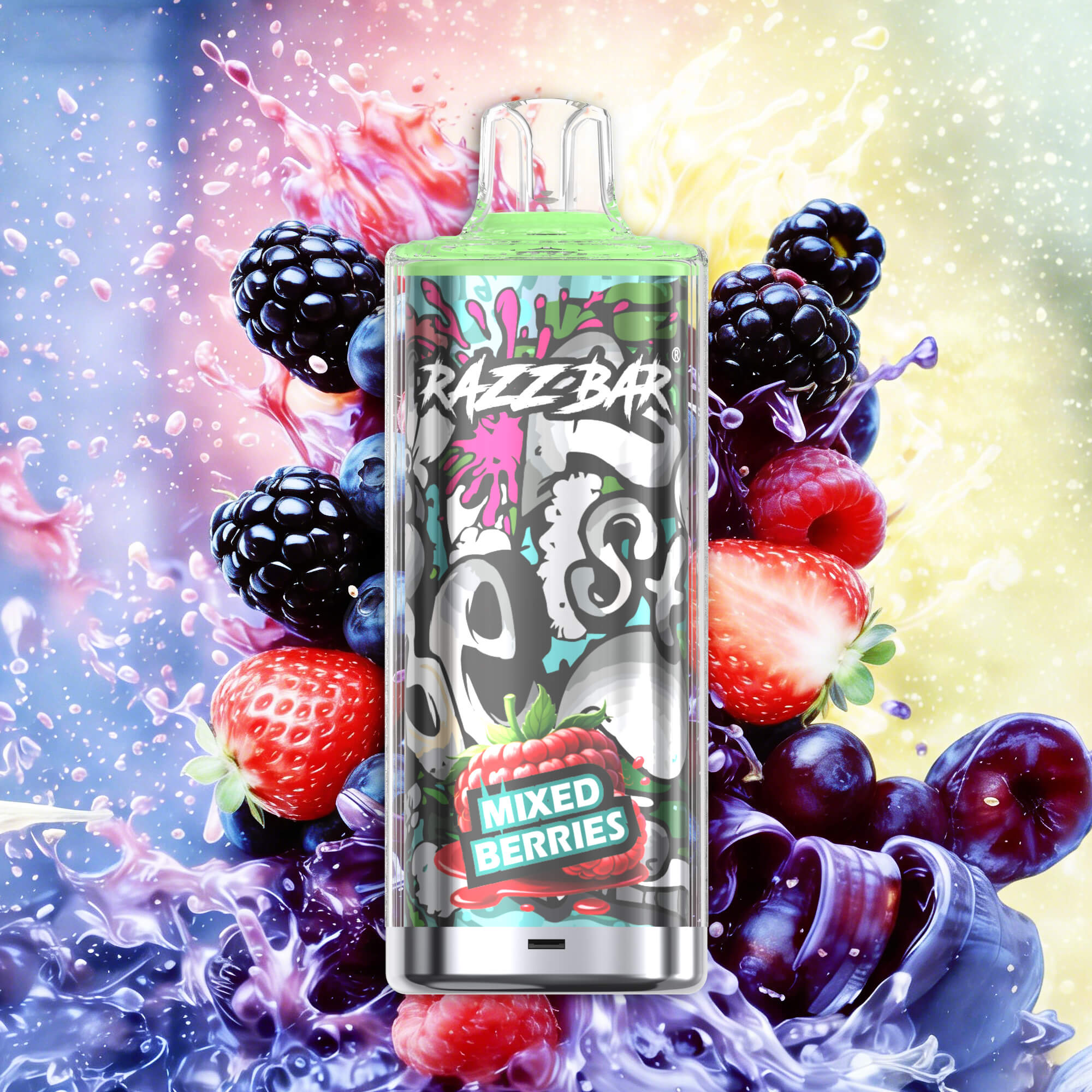 Razz bar 60K - Mixed Berries