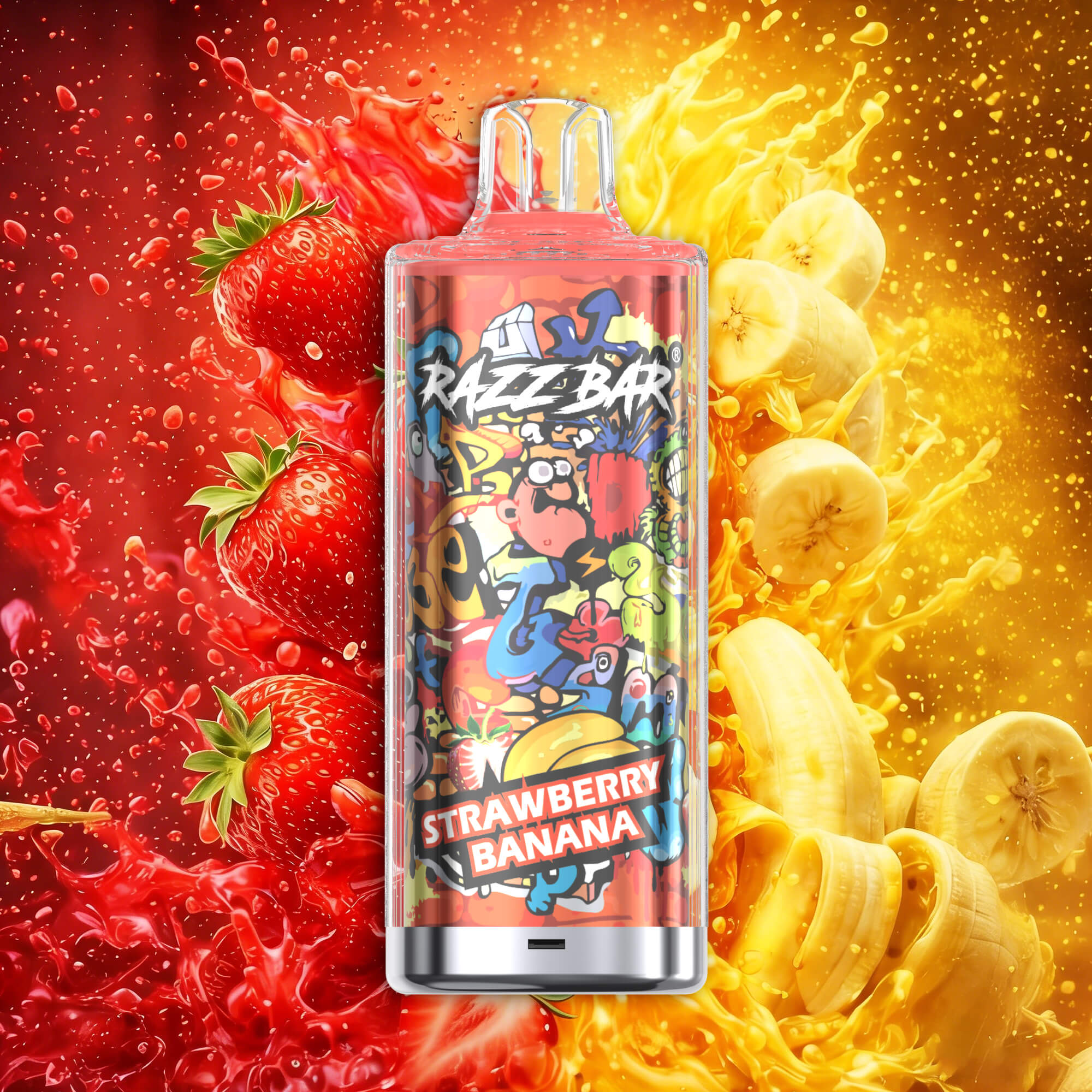 Razz bar 60K - Strawberry Banana