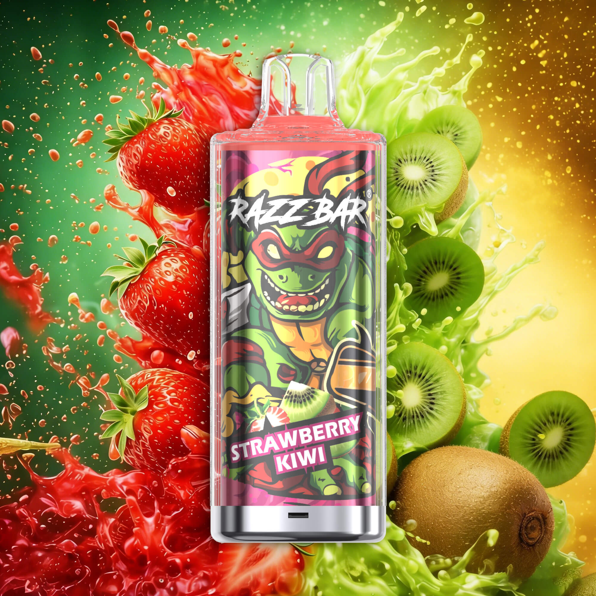 Razz bar 60K - Strawberry Kiwi